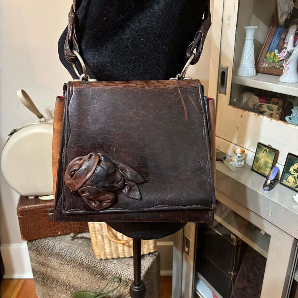 Handmade Brown Leather Bag by Susanne Williams